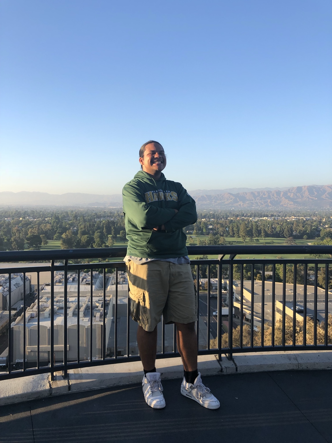 Jayden outdoors, pictured at 292 pounds